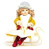 Кукла коллекционная авторская Birgitte Frigast Madelaine Принцесса зимы