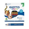 Набор теней для грима Giotto Make Up Classic, 6 цветов, по 5 мл, блистер