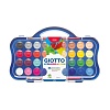 Набор красок акварельных Giotto Colour Blocks Mini, сухие, в таблетках, 2 кисти, 36 цветов