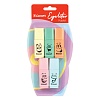 Набор мини-текстовыделителей Luxor Eyeliter Pastel, скошенный наконечник, 1-4.5 мм, 5 цветов