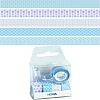 Ленты декоративные самоклеящиеся Brunnen Heyda Pastel Mini, голубой