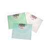 Папка-конверт Canson, пластик, (4 белых, 3 зеленых, 3 голубых), 34 x 47 см