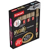 Набор маркеров глянцевых лаковых Luxor Metallic Paint, пулевидный наконечник, 1-3 мм, 6 штук