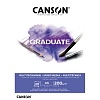 Альбом Canson Graduate Mix Media, мелкое зерно, склеенный, 200 гр/м2, 20 листов, белый