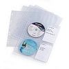 Карман Durable, для CD/DVD, 4 диска, с перфорацией, полипропилен, 10 штук