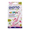 Набор фломастеров цветных Giotto Turbo Scent, с ароматизированными чернилами, 8 цветов