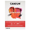 Альбом для масла и акрила Canson Graduate, склеенный, 290 гр/м2, А4, 20 листов