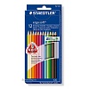 Набор карандашей цветных Staedtler ergosoft, трехгранные, 12 цветов