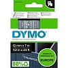 Картридж с виниловой лентой D1 для принтеров Dymo, пластик, белый шрифт, 12 мм х 7 м