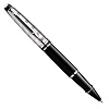 Ручка-роллер Waterman Expert Deluxe Black CT, толщина линии F, палладий